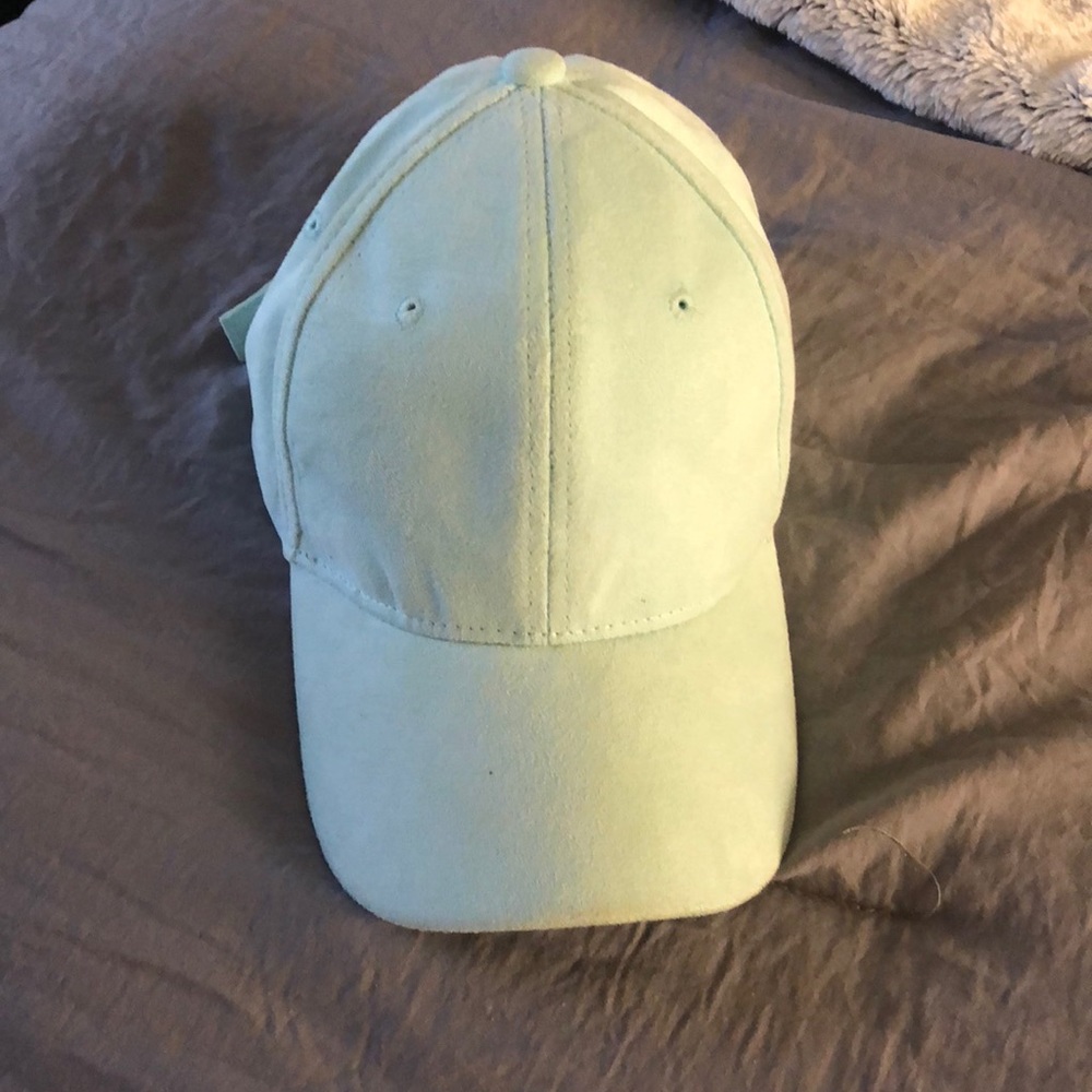 Mint green baseball cap